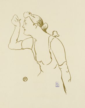 Portrait de Paula Brebion, Toulouse-Lautrec, Musée Carnavalet