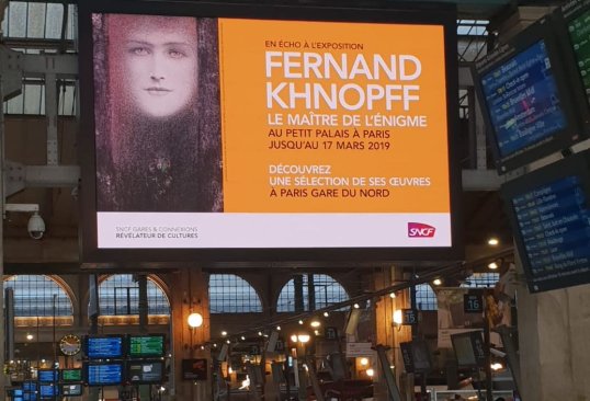 Khnopff à la Gare du Nord