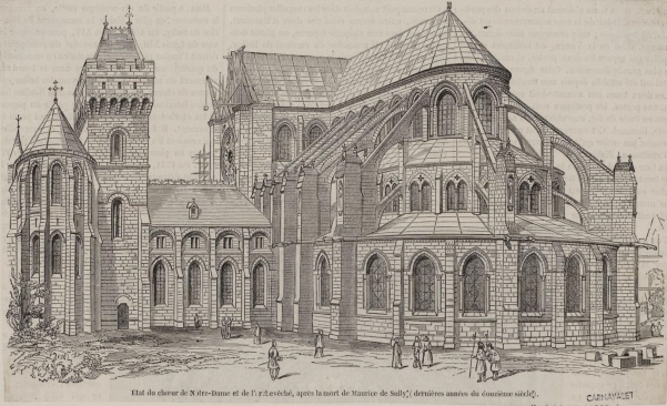 Représentation très précise, réaliste et détaillée de la façade de la cathédrale