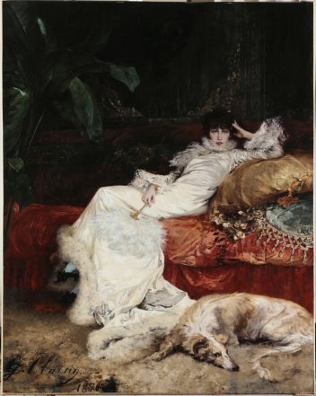 Portrait de Sarah Bernhardt - George Clairin