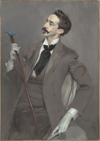 Giovanni Boldini, Portrait du comte Robert de Montesquiou, 1897, huile sur toile, Musée d'Orsay, Paris