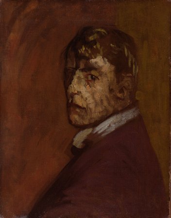 Walter Sickert, Autoportrait, Vers 1896, huile sur toile, Leeds, Leeds City Art Gallery © Leeds Museums and Galleries (Leeds Art Gallery), U.K. / Bridgeman Images