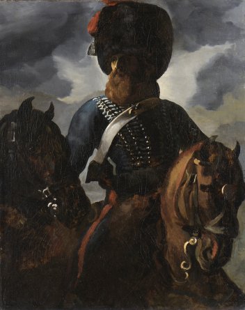 Théodore Géricault, Sapeur du premier régiment de hussards
