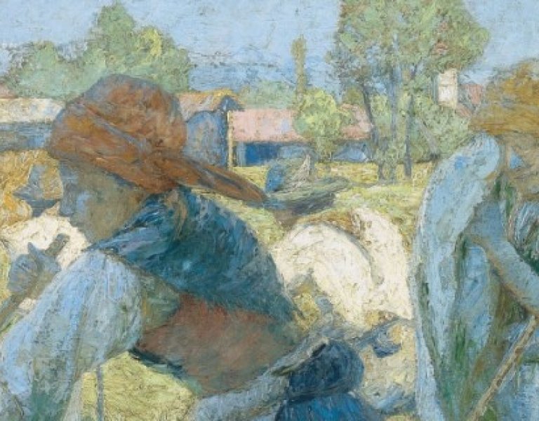 Les faneuses, Ivan Grohar, 1902,  Musée Municipal Ljubljana