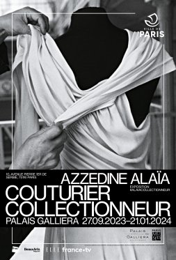 Affiche de l'exposition Azzedine Alaïa, couturier collectionneur
