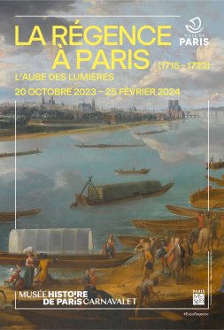 Affiche de l'exposition La Régence à Paris 